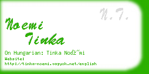 noemi tinka business card